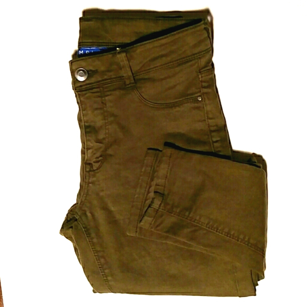 Simply Styled olive green Jeggings skinny